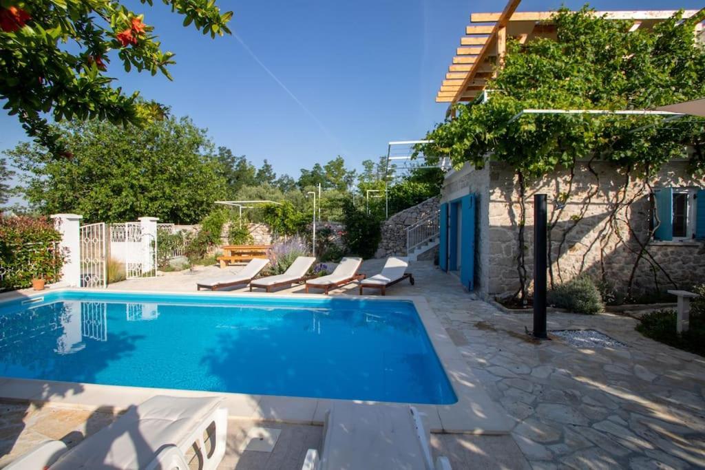 Stone House Kula Milica Villa Mala Cista Buitenkant foto