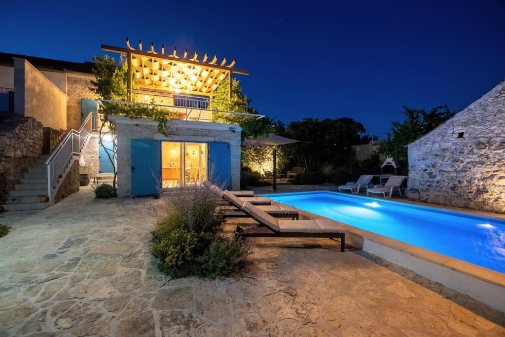 Stone House Kula Milica Villa Mala Cista Buitenkant foto